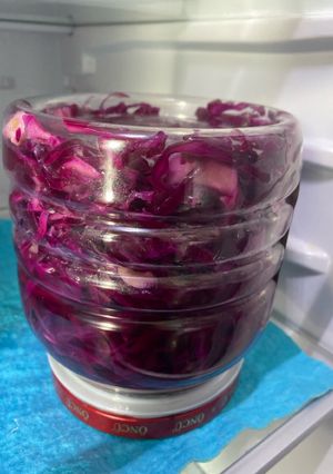 Foto resep Mor Lahana Turşusu (Acar Kubis)