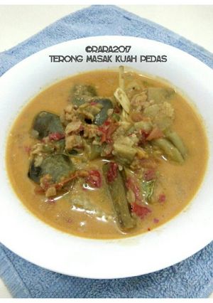 Foto resep Terong Masak Santan Pedas