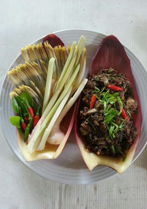 รูปของ ลาบหัวปลี