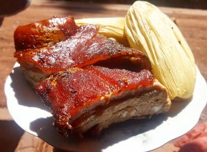 Una foto de Lechón al horno
