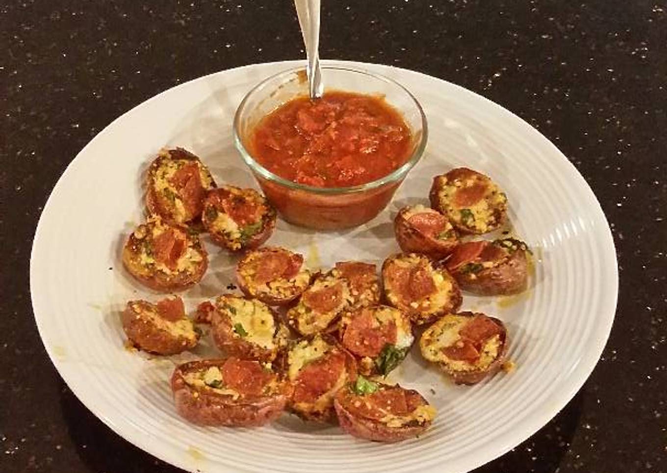 Pizza Potato Skin Bites