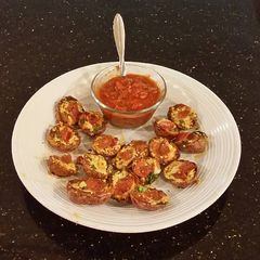 A picture of Pizza Potato Skin Bites.