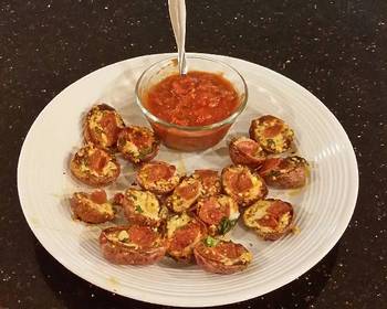 Easy Recipe Pizza Potato Skin Bites Very Delicious