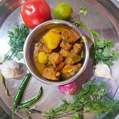 A picture of Jackfruit sabji.
