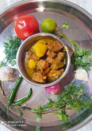 A picture of Jackfruit sabji.