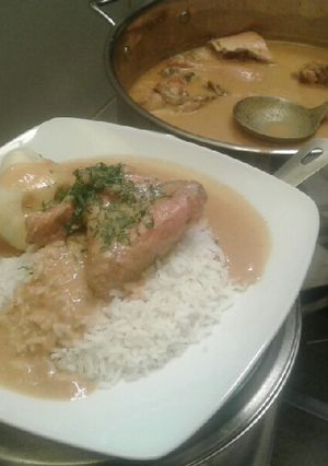Una foto de Nogada de pollo