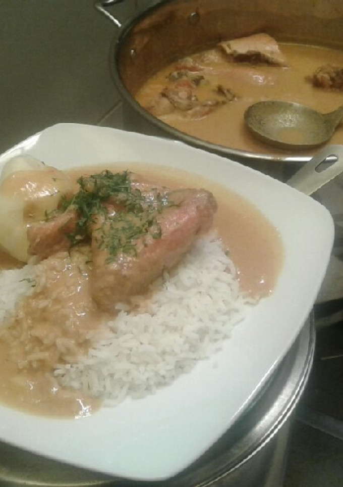 Una foto de Nogada de pollo