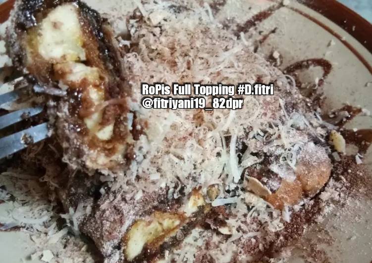 🌯 Roti Pisang Full Topping #Dapur Fitri 🌯