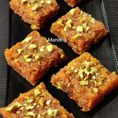 Carrots Khova Burfi A picture of Carrots Khova Burfi.
