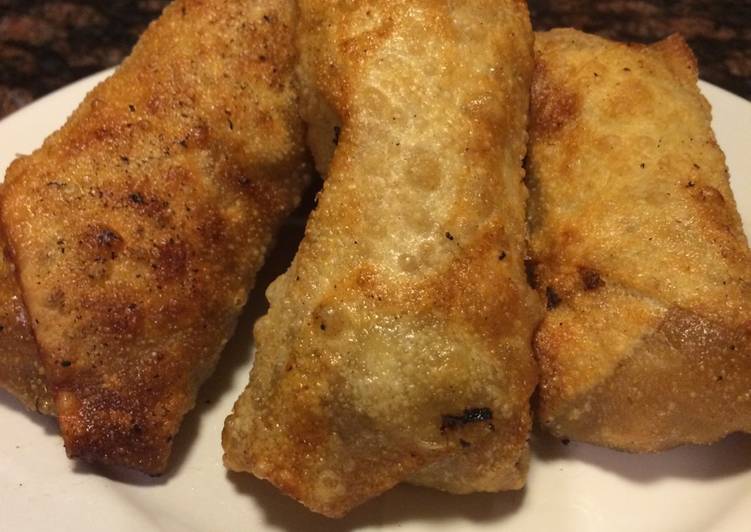 Homemade Chicken Egg Rolls