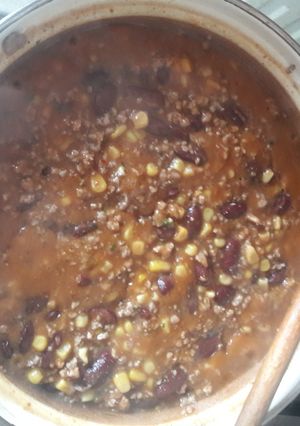 Chilis bab recept fotója