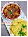 Ragit Jalo (Roti Jala) Kuah Kari Khas Palembang
