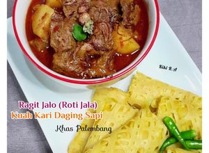 Foto resep Ragit Jalo (Roti Jala) Kuah Kari Khas Palembang