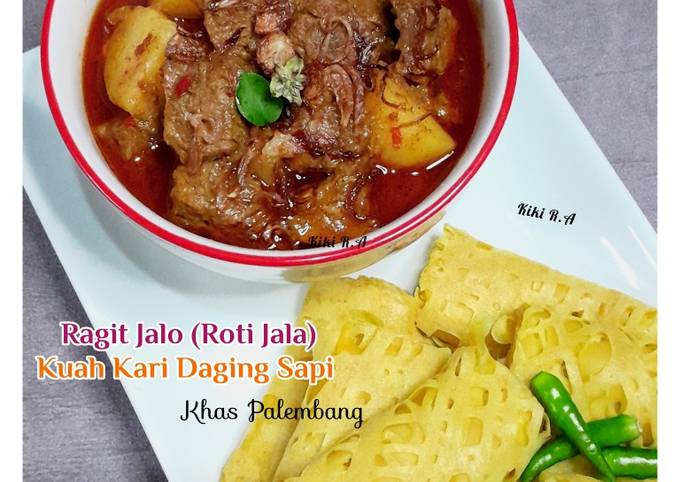 Resep Ragit Jalo Roti Jala Kuah Kari Khas Palembang Oleh Dapur Amalia