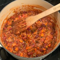 Big easy vegan chilli A picture of Big easy vegan chilli.