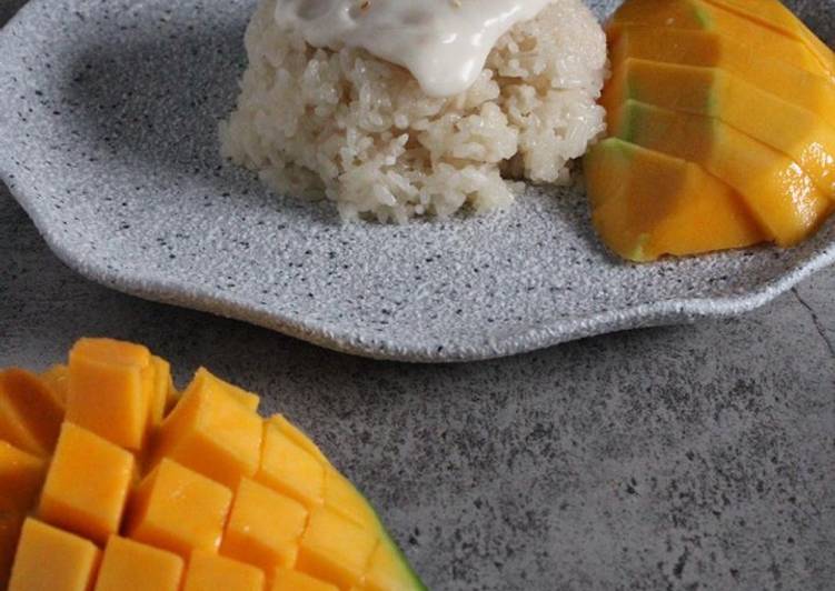 Bagaimana Menyiapkan Mango sticky rice, Menggugah Selera