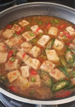 Foto resep Tauco tahu pedas