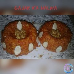 A picture of Gajjar ka halwa.