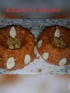 A picture of Gajjar ka halwa.