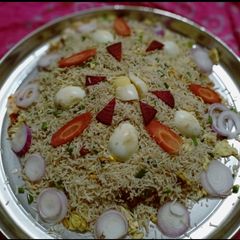 A picture of Kabsa Rice.