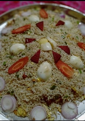A picture of Kabsa Rice.