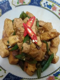 Foto resep Oseng tahu cabe ijo