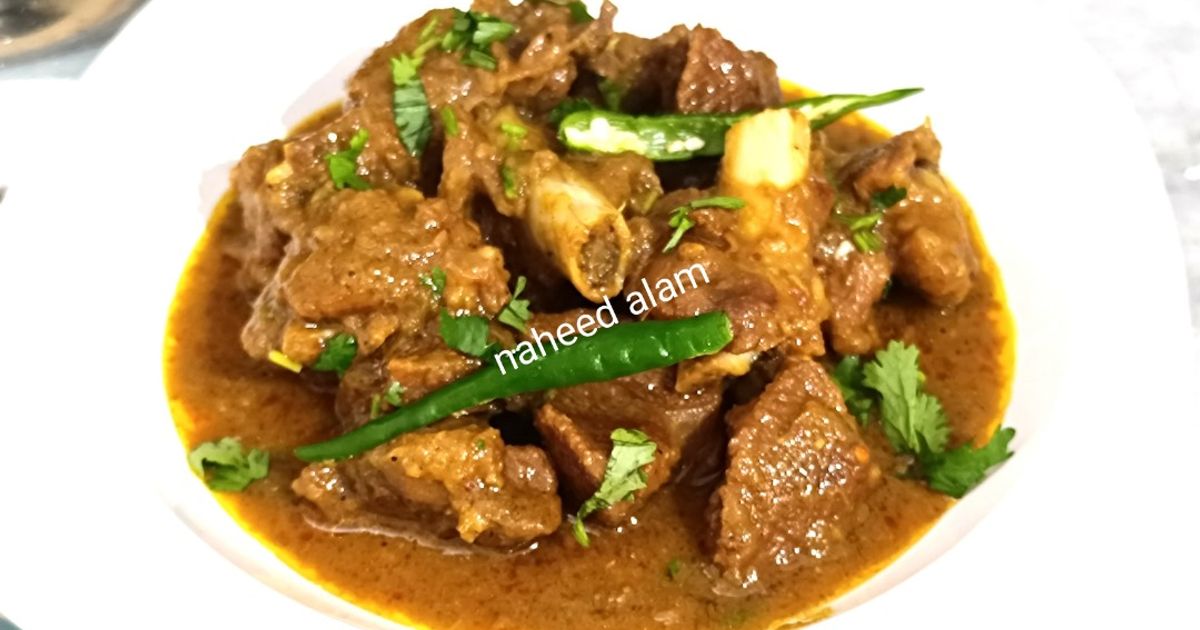 Mutton Bhuna Masala Recipe by Naheed Alam - Cookpad