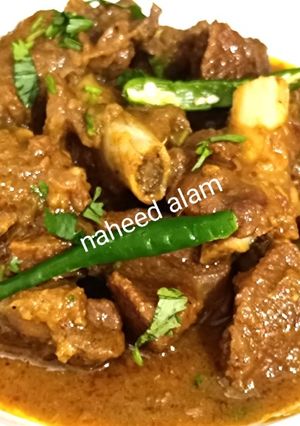 A picture of Mutton Bhuna Masala.