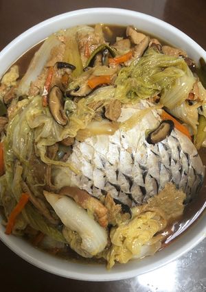 大白菜燉魚 的食譜成品照片