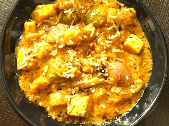 Recipe Kadhai paneer which Delicious