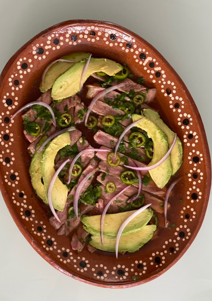 Una foto de Aguachile de ribeye