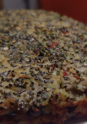 Una foto de Budín de avena y lenteja saborizado con salame 😋