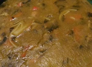 Una foto de Sustanciosa sopa con garbanzos