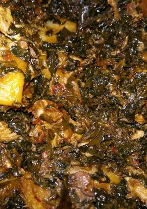 A picture of Vegetable sauce.