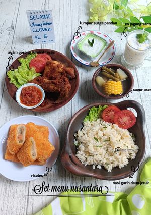 Foto resep Set menu nusantara