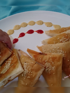 عکسی از دستور سمبوسه سیب زمینی