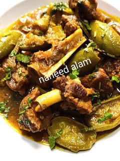A picture of Mutton With Pointed Gourd (Gosht- Parwal).