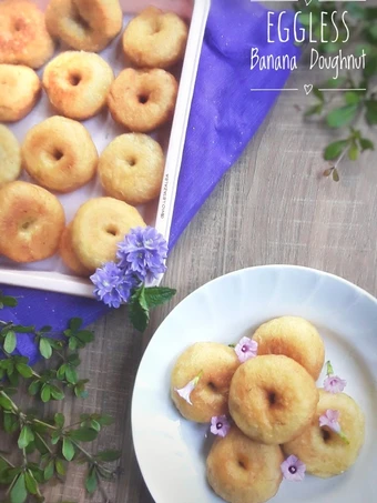 Cara Mudah Membikin Resep Donat Pisang (Tanpa Telur) Ulen Manual ala Violet Azalea yang Menggugah Selera Anti Ribet, Mantap Sekali