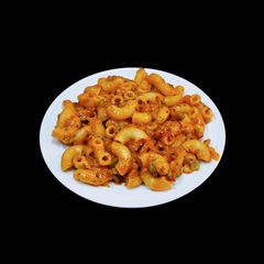 A picture of Indian Style Macaroni Pasta.