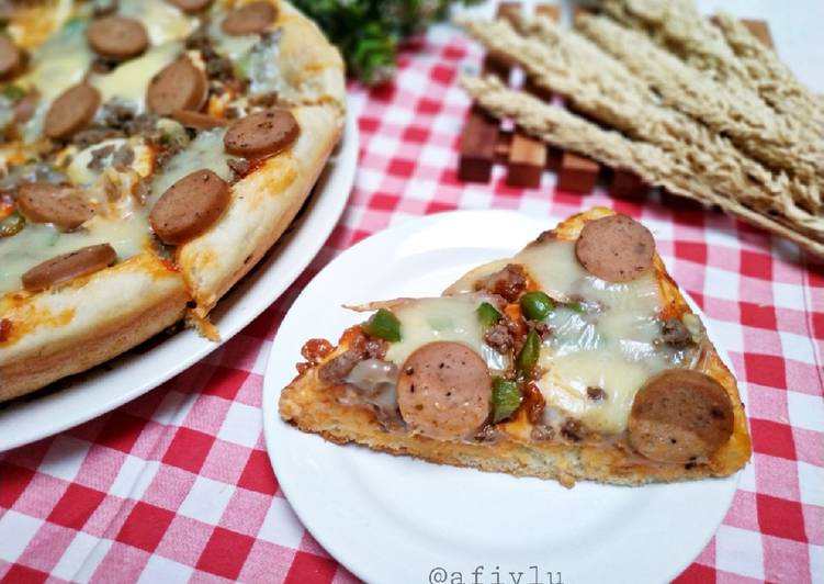 Resep Pizza Teflon Tanpa Ulen - Bisa Oven Anti Gagal