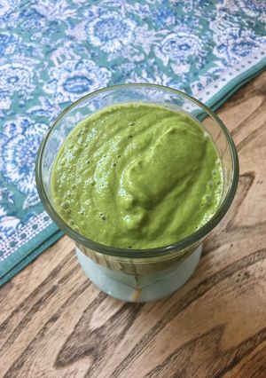 A picture of Super-green smoothie - vegan.