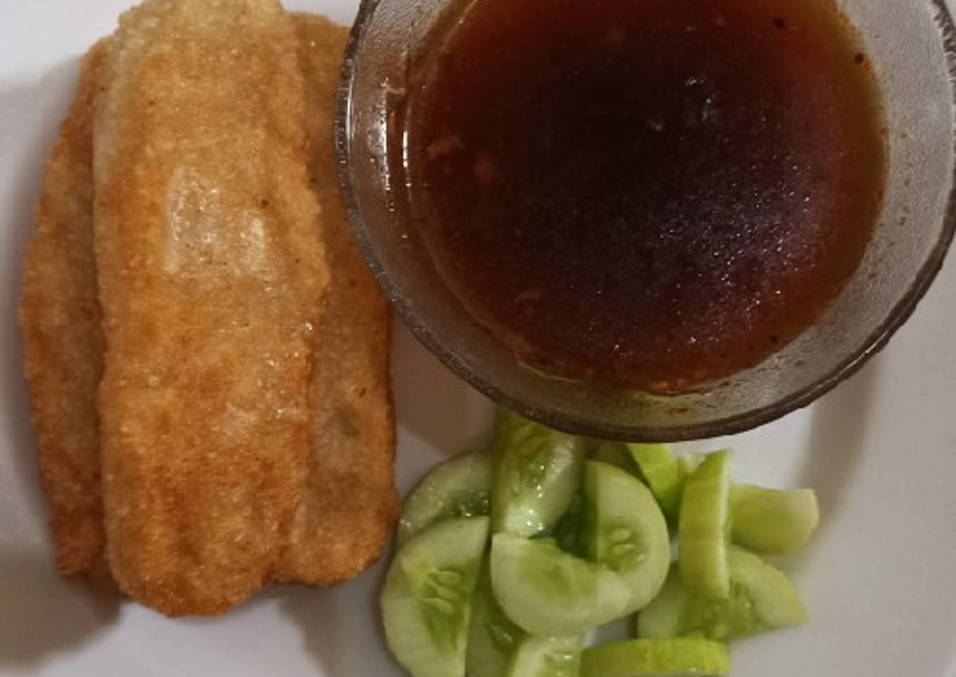 Pempek nasi rebon