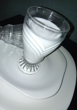 A picture of Homemade coconut milk.