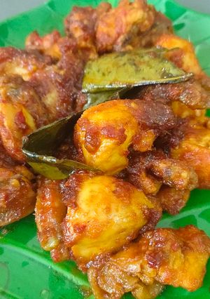 Foto resep Balado ayam manis