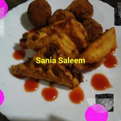 A picture of Bread Pakoras.