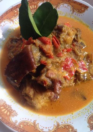 Foto resep Ikan pare asap masak kare