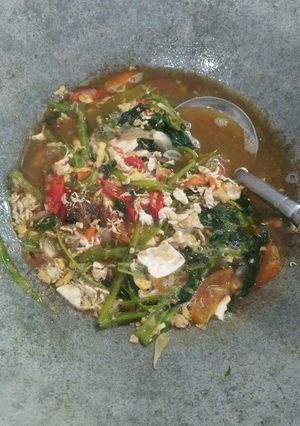Foto resep Tumis kangkung plus telur
