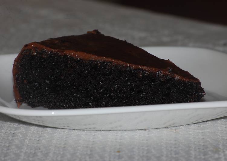 Recipe of Any-night-of-the-week Eggless Moist Chocolate Cake