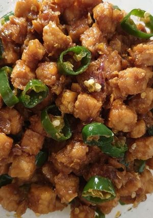 Foto resep (Salin dari) Oreg Tempe Cabe Ijo
