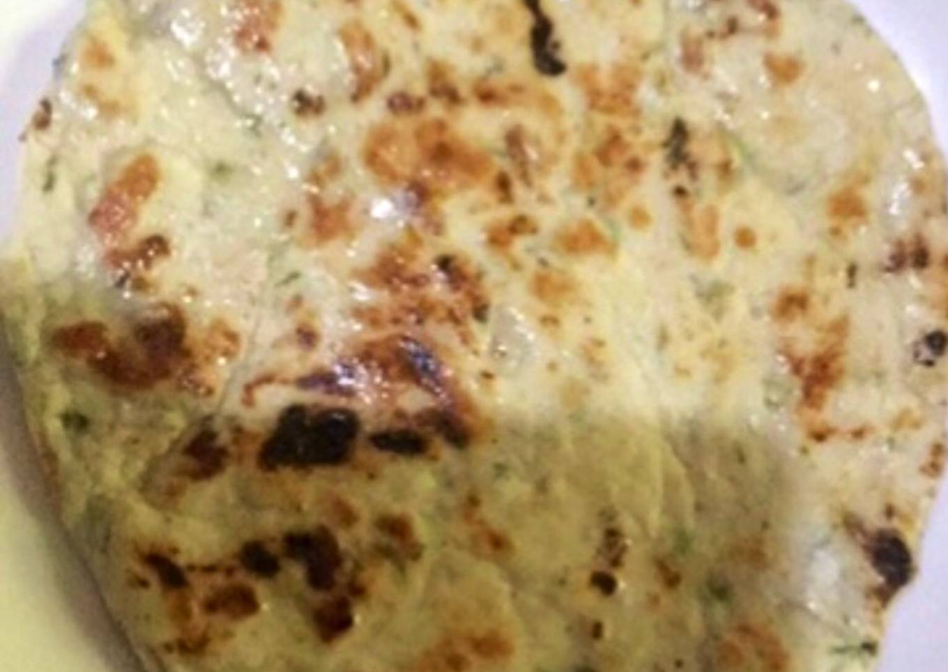 Buttery garlic naan bread recipe